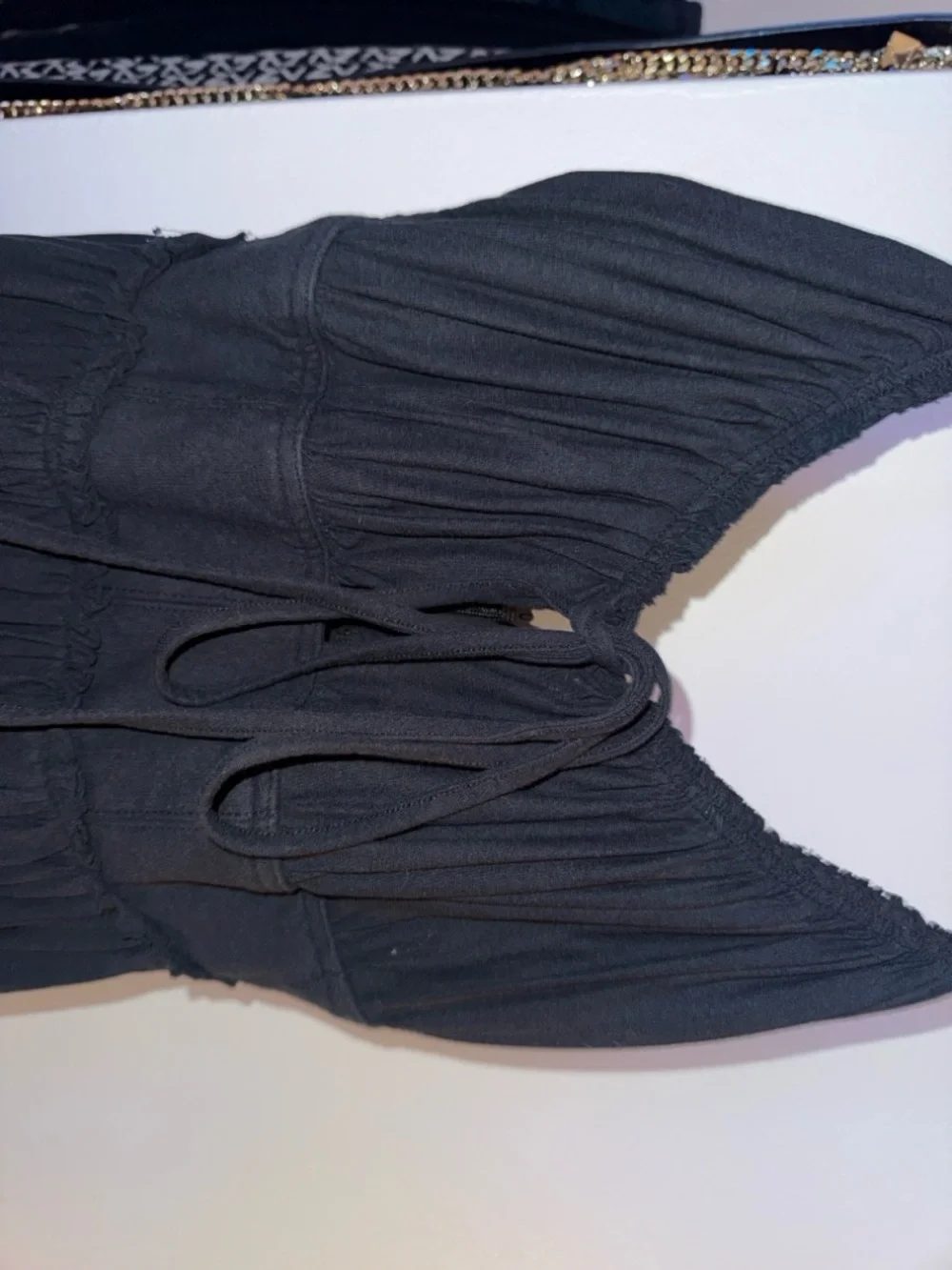 Ulla Johnson Black Maxi dress with Tied Waist - Picture 4 of 7